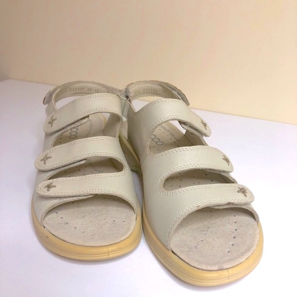 Ecco BRAND NEW Lightweight Adjustable Velcro Straps Sandals Size 38 - Picture 10 of 13